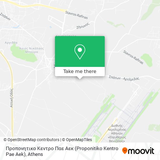 Προπονητικο Κεντρο Παε Αεκ (Proponitiko Kentro Pae Aek) map