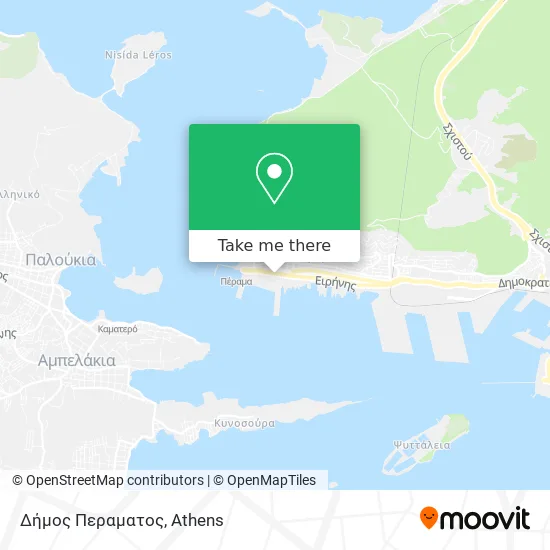 Δήμος Περαματος map