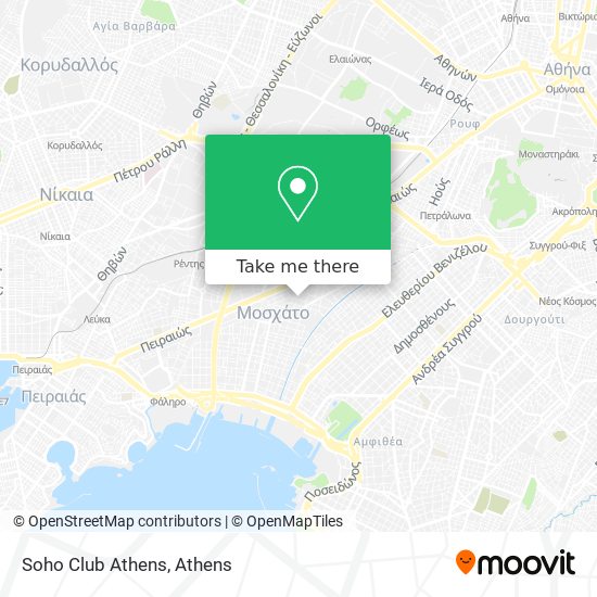 Soho Club Athens map