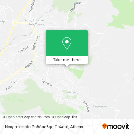 Νεκροταφείο Ροδόπολης-Παλαιό map