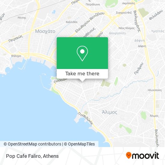 Pop Cafe Faliro map