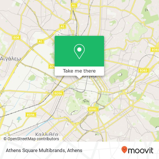 Athens Square Multibrands map