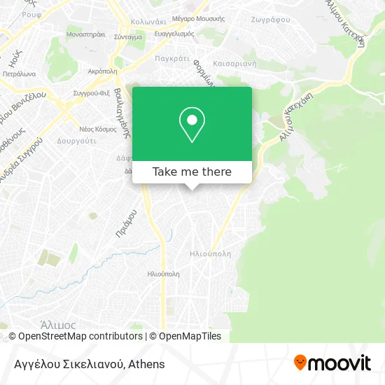Αγγέλου Σικελιανού map