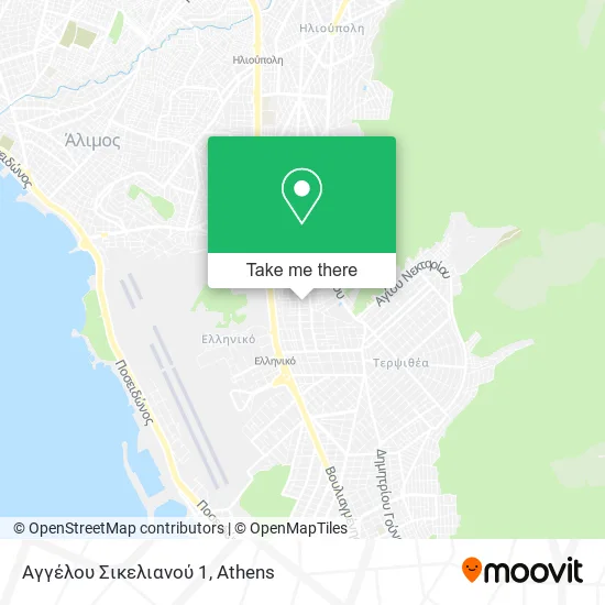 Αγγέλου Σικελιανού 1 map