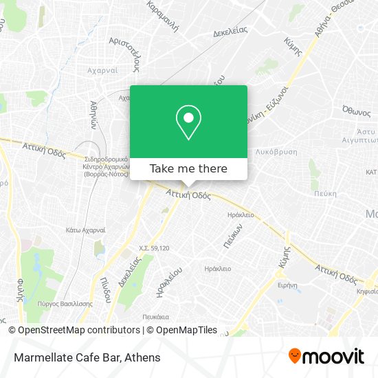 Marmellate Cafe Bar map