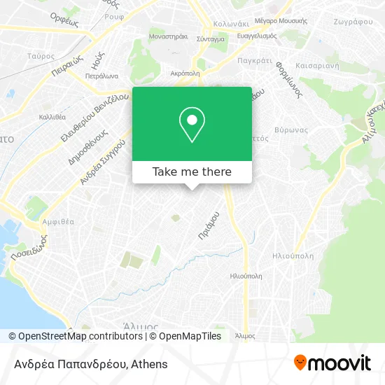 Ανδρέα Παπανδρέου map