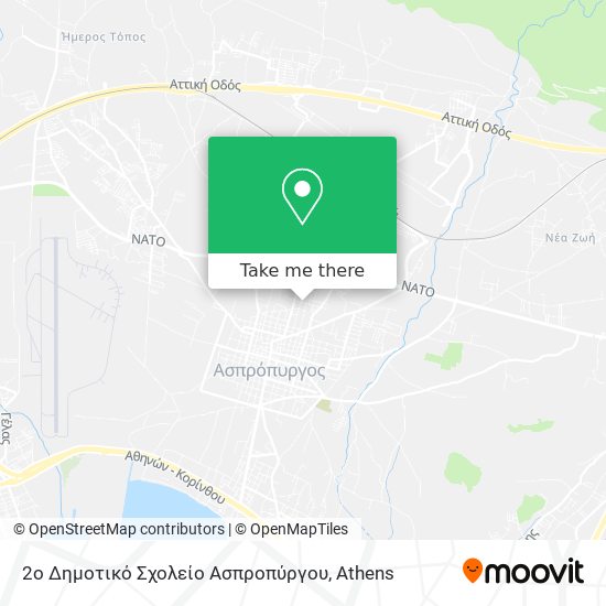 2ο Δημοτικό Σχολείο Ασπροπύργου map