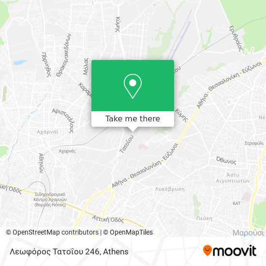 Λεωφόρος Τατοΐου 246 map