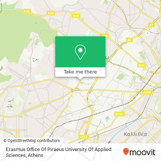 Erasmus Office Of Piraeus University Of Applied Sciences map