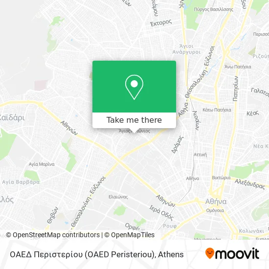 ΟΑΕΔ Περιστερίου (OAED Peristeriou) map