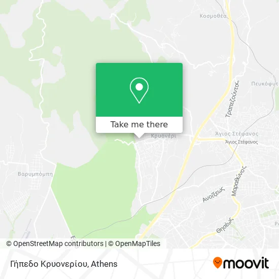 Γήπεδο Κρυονερίου map
