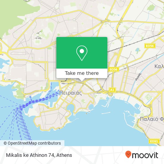 Mikalis ke Athinon 74 map