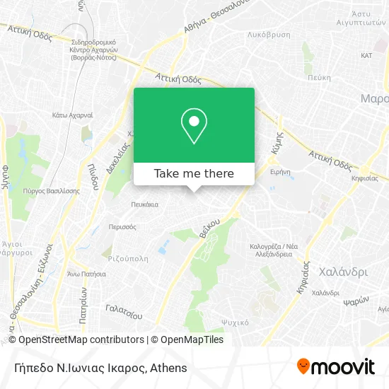 Γήπεδο Ν.Ιωνιας Ικαρος map