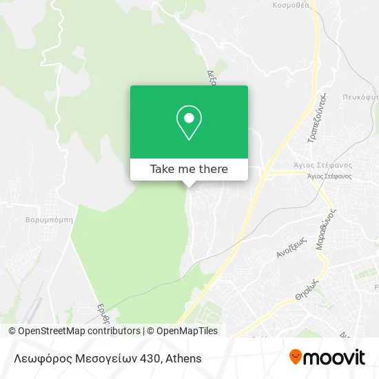 Λεωφόρος Μεσογείων 430 map