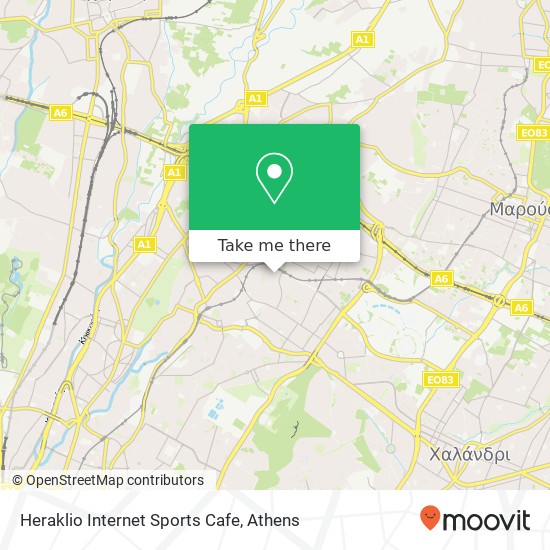 Heraklio Internet Sports Cafe map