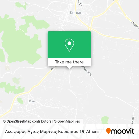 Λεωφόρος Αγίας Μαρίνας Κορωπίου 19 map