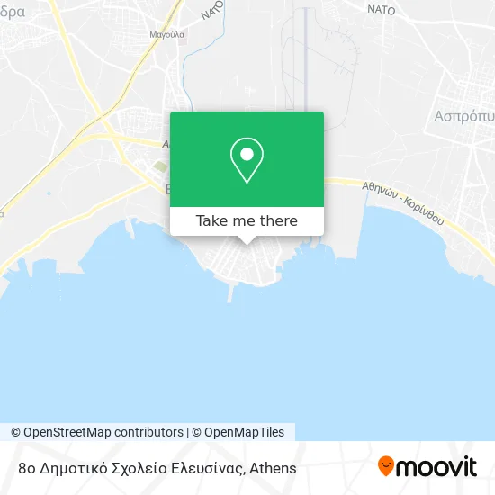 8ο Δημοτικό Σχολείο Ελευσίνας map