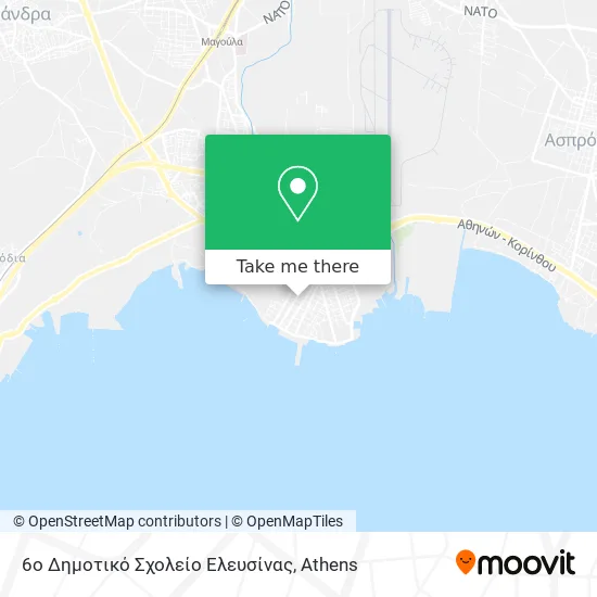 6ο Δημοτικό Σχολείο Ελευσίνας map