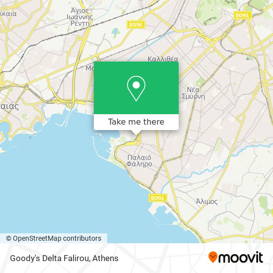 Goody's Delta Falirou map