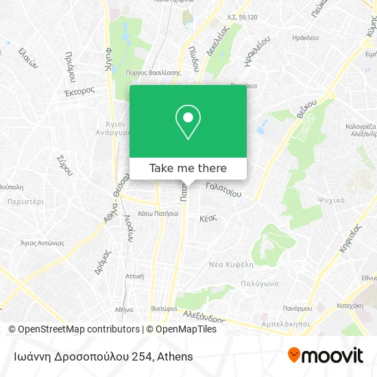 Ιωάννη Δροσοπούλου 254 map