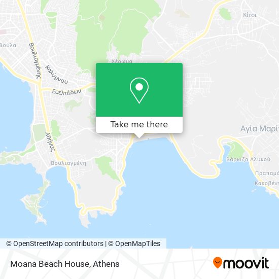 Moana Beach House map
