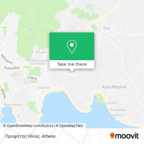 Προφήτης Ηλίας map