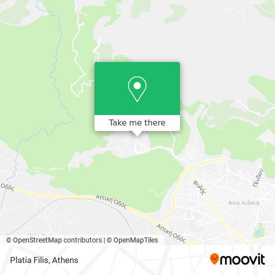 Platia Filis map