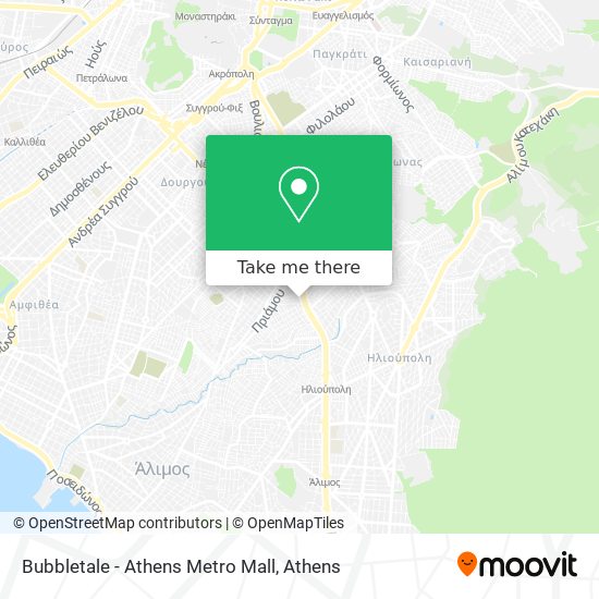 Bubbletale - Athens Metro Mall map