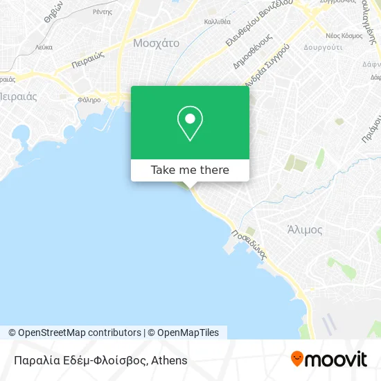 Παραλία Εδέμ-Φλοίσβος map