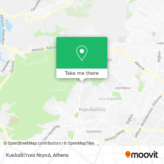 Κυκλαδίτικα Νησιά map