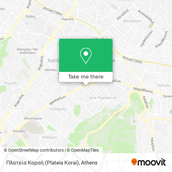 Πλατεία Κοραή (Plateia Korai) map