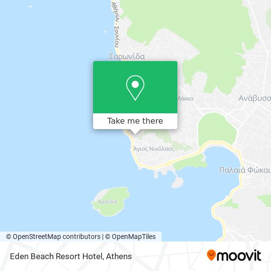 Eden Beach Resort Hotel map