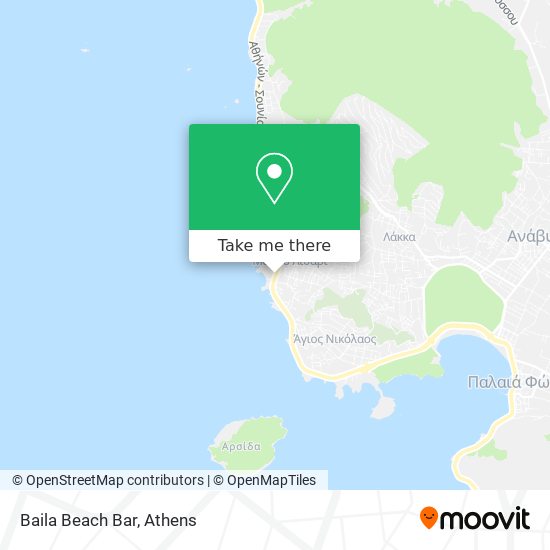 Baila Beach Bar map