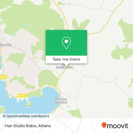 Hair Studio Babis map