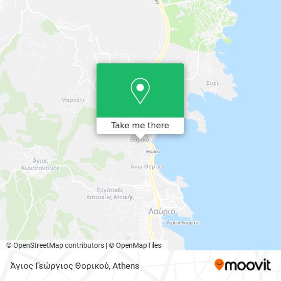 Άγιος Γεώργιος Θορικού map