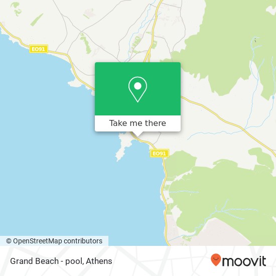Grand Beach - pool map