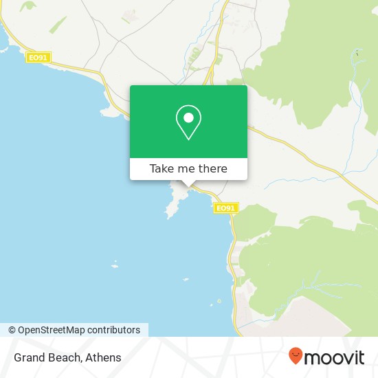 Grand Beach map