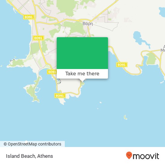 Island Beach map