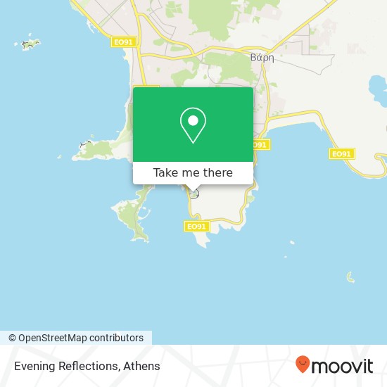 Evening Reflections map