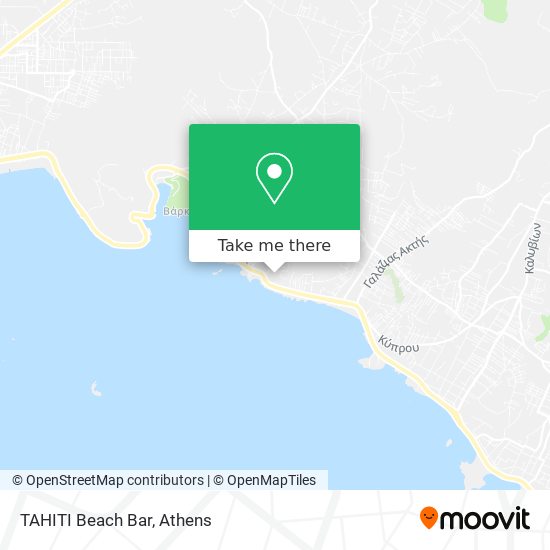 TAHITI Beach Bar map