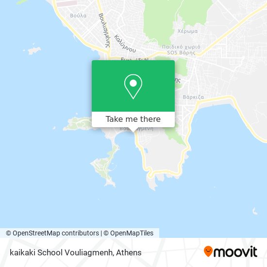 kaikaki School Vouliagmenh map