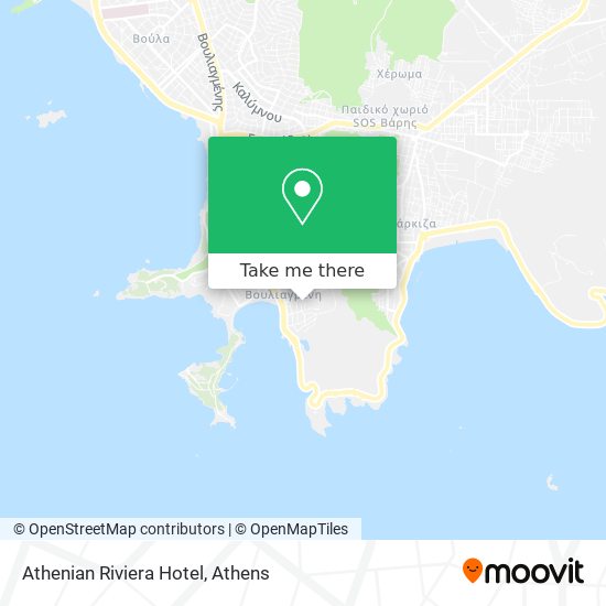 Athenian Riviera Hotel map