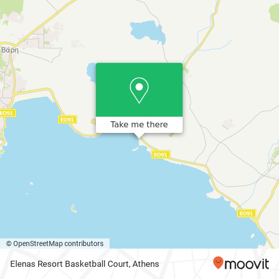 Elenas Resort Basketball Court map