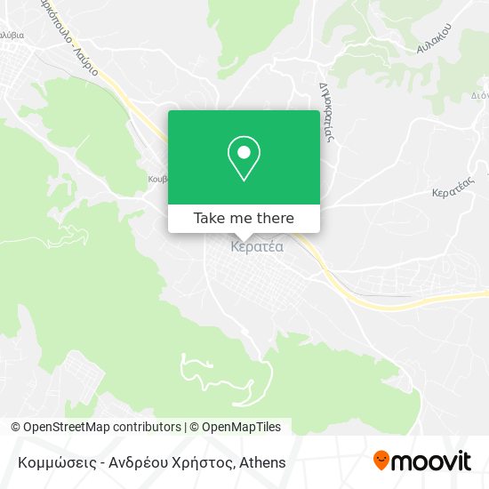 Κομμώσεις - Ανδρέου Χρήστος map