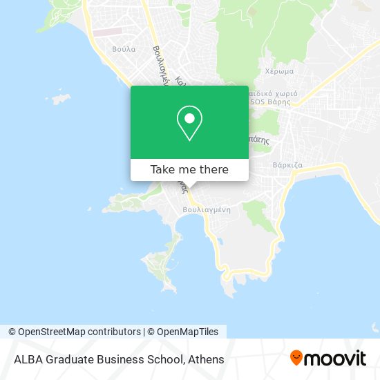 ALBA Graduate Business School map