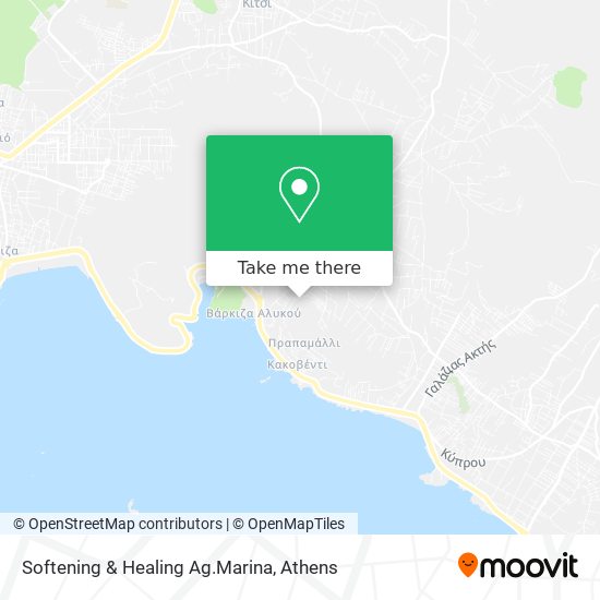 Softening & Healing Ag.Marina map
