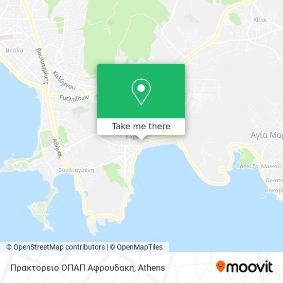 Πρακτορειο ΟΠΑΠ Αφρουδακη map