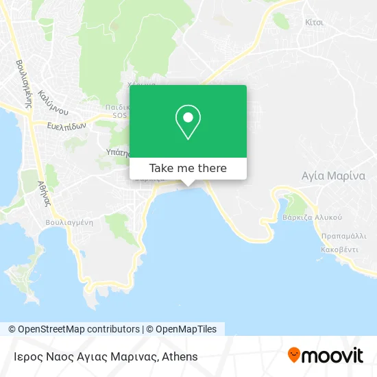 Ιερος Ναος Αγιας Μαρινας map