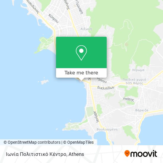 Ιωνία Πολιτιστικό Κέντρο map
