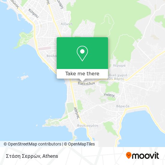 Στάση Σερρών map